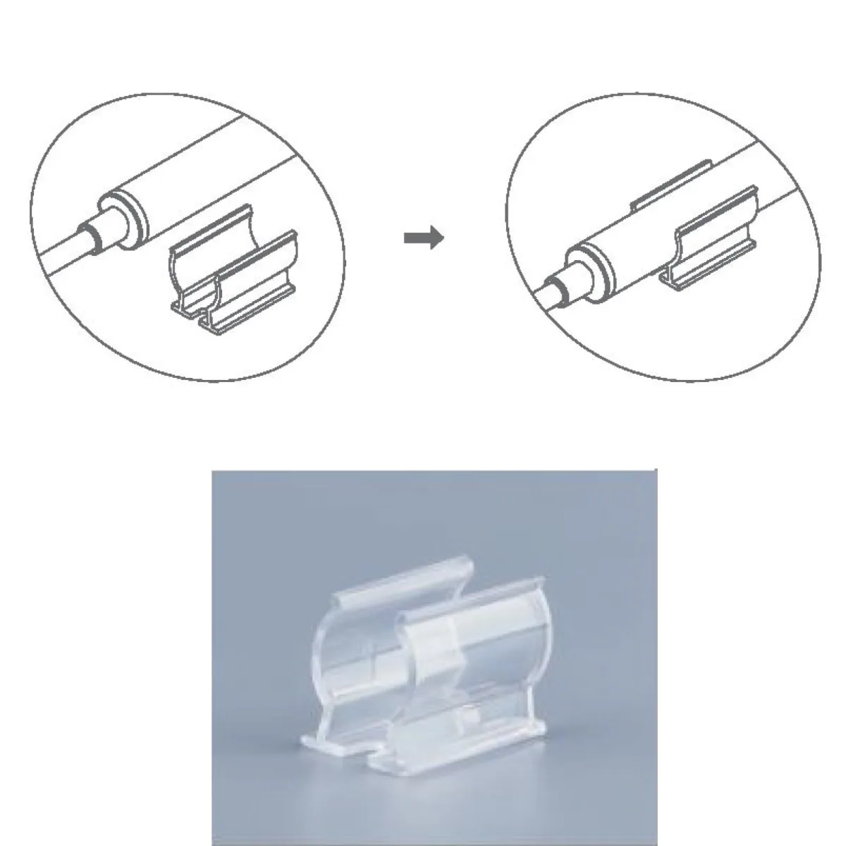 Omni 360 Full Flex Mounting Surface Clips 2-pack