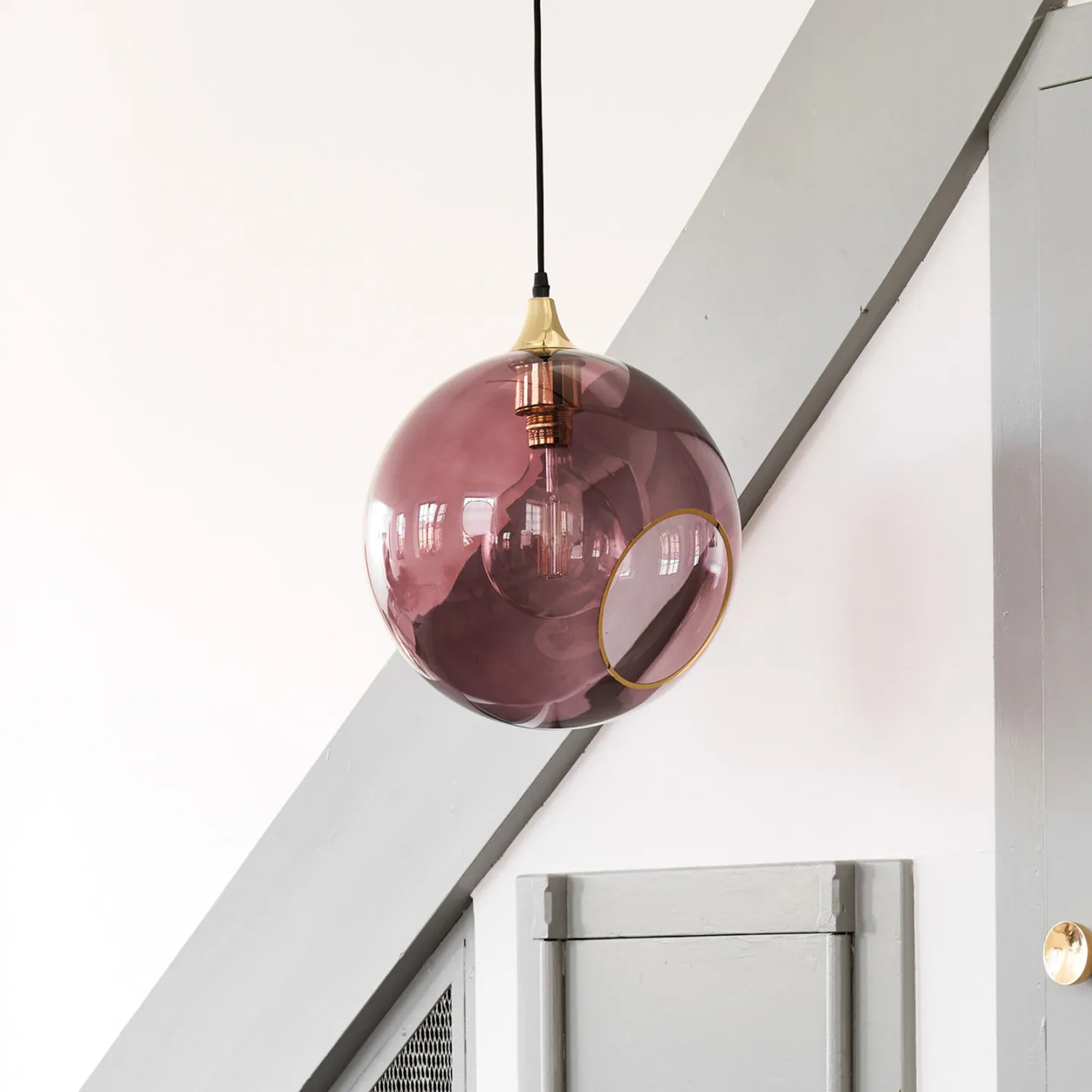 Design By Us Ballroom Pendelleuchte XL Ø32 cm Purple rain