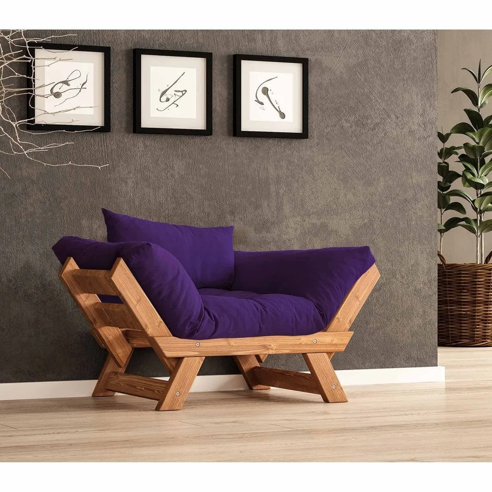 Zylar 2-sits Bäddsoffa - Lila
