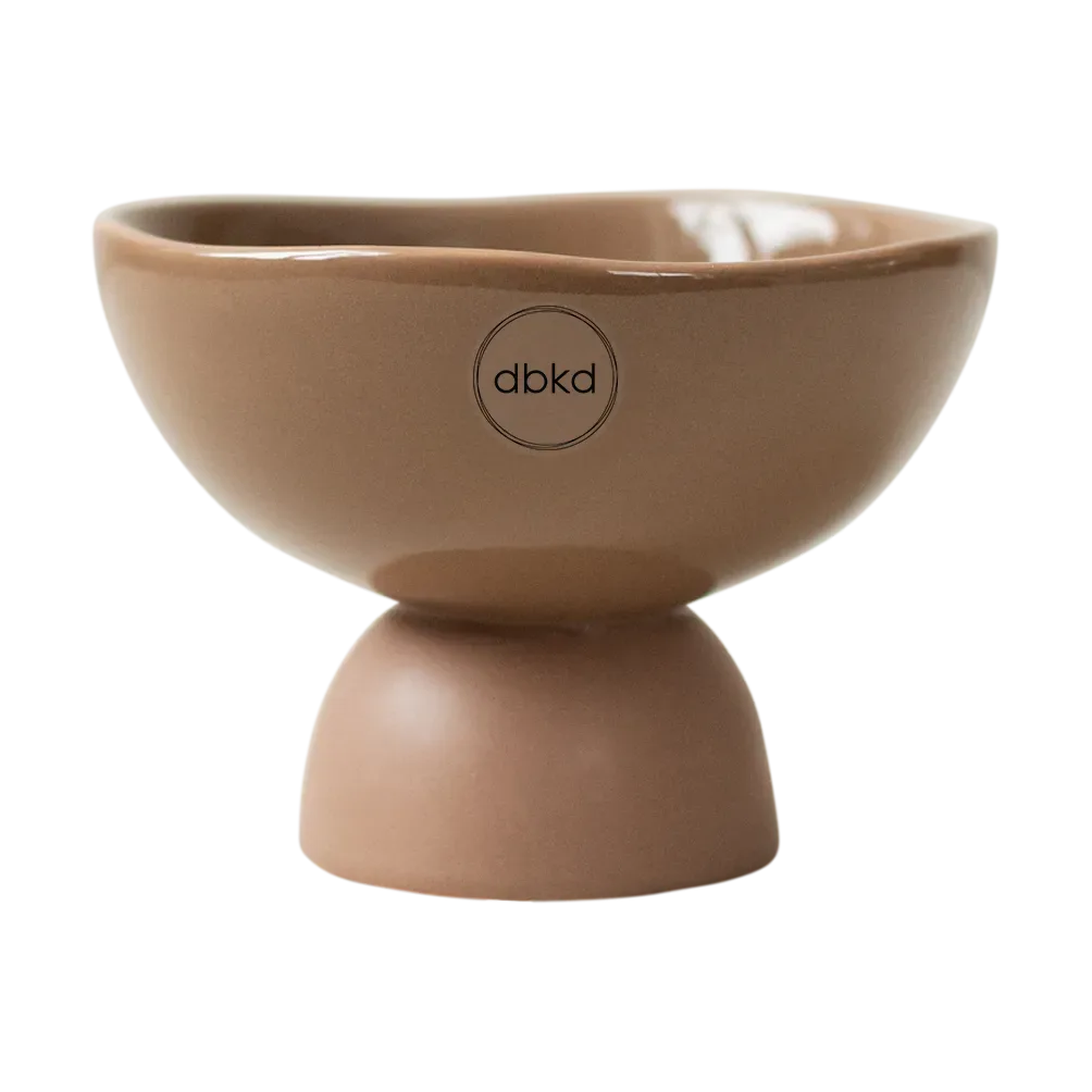 DBKD Base Dome Schale S Ø12 cm Nougat