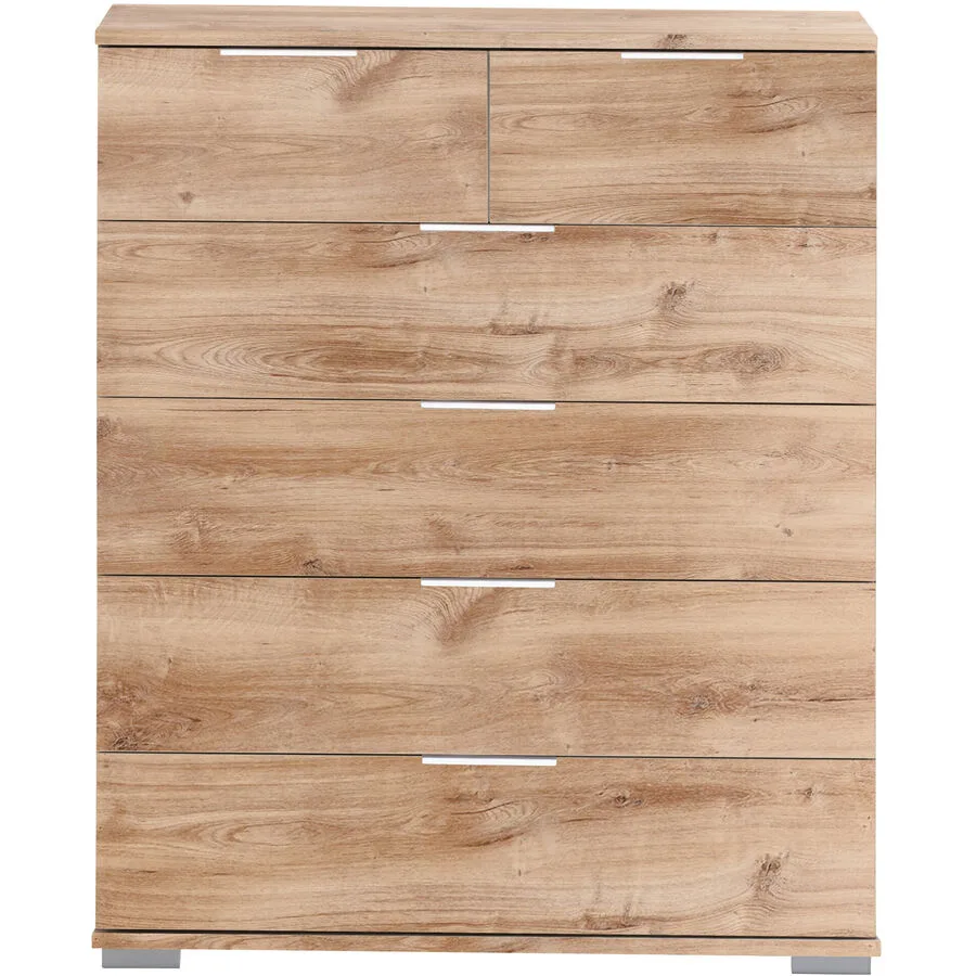Kommode Peyton A Plankeneiche Holzwerkstoff B 82 H 102 cm