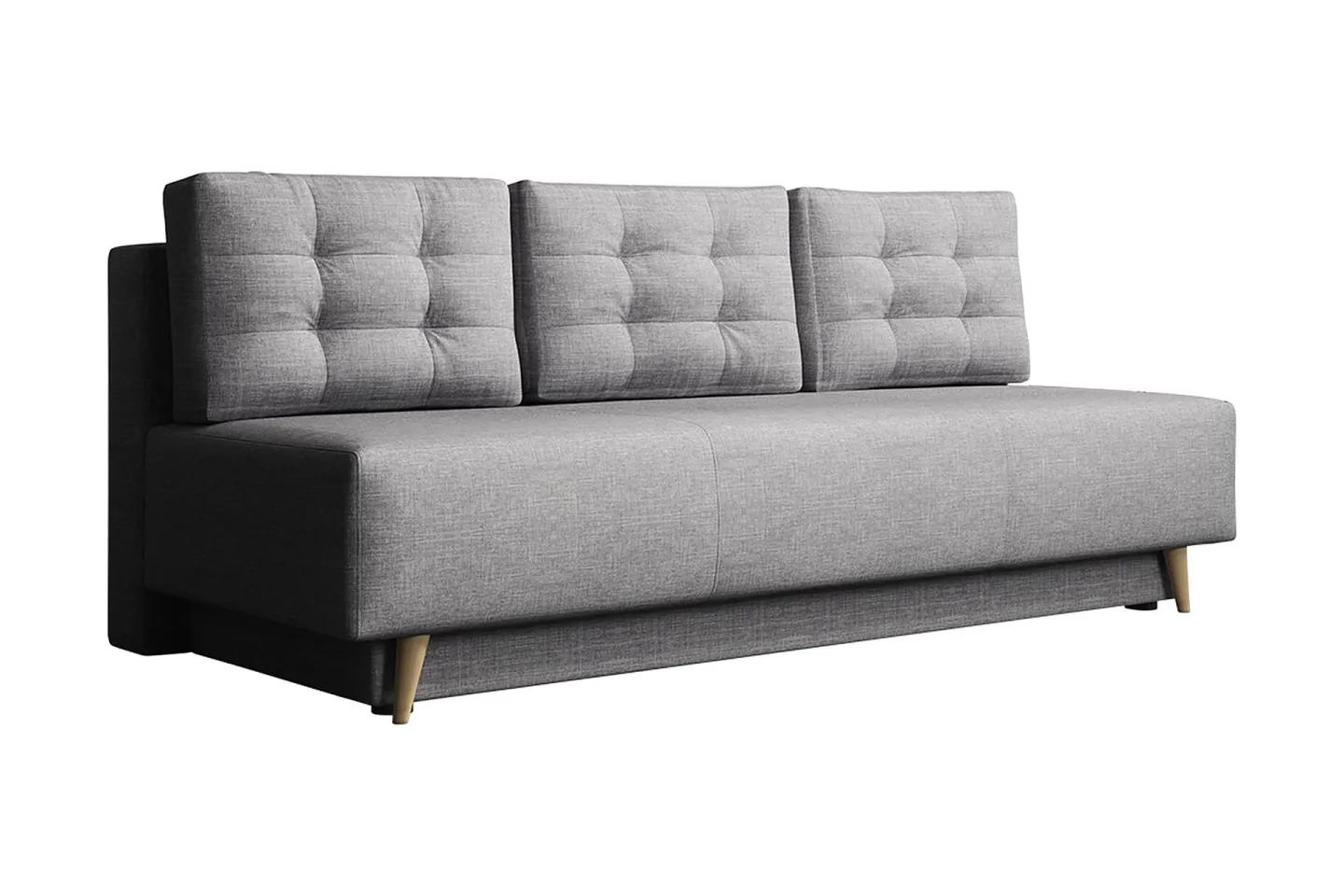 Leija Bäddsoffa 200x87x90 cm - Grå
