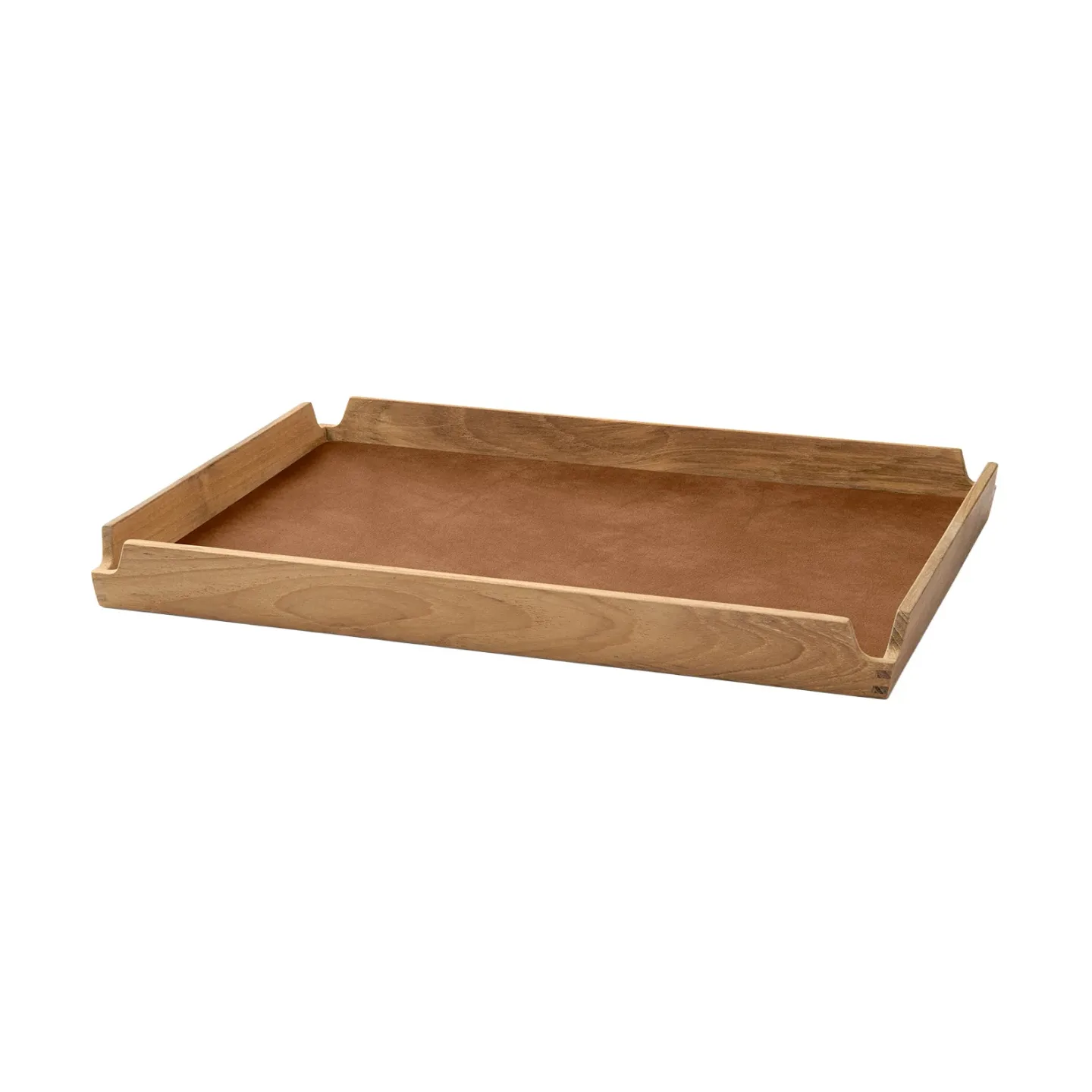 LIND DNA Airy Teak-Tablett square M Nupo nature