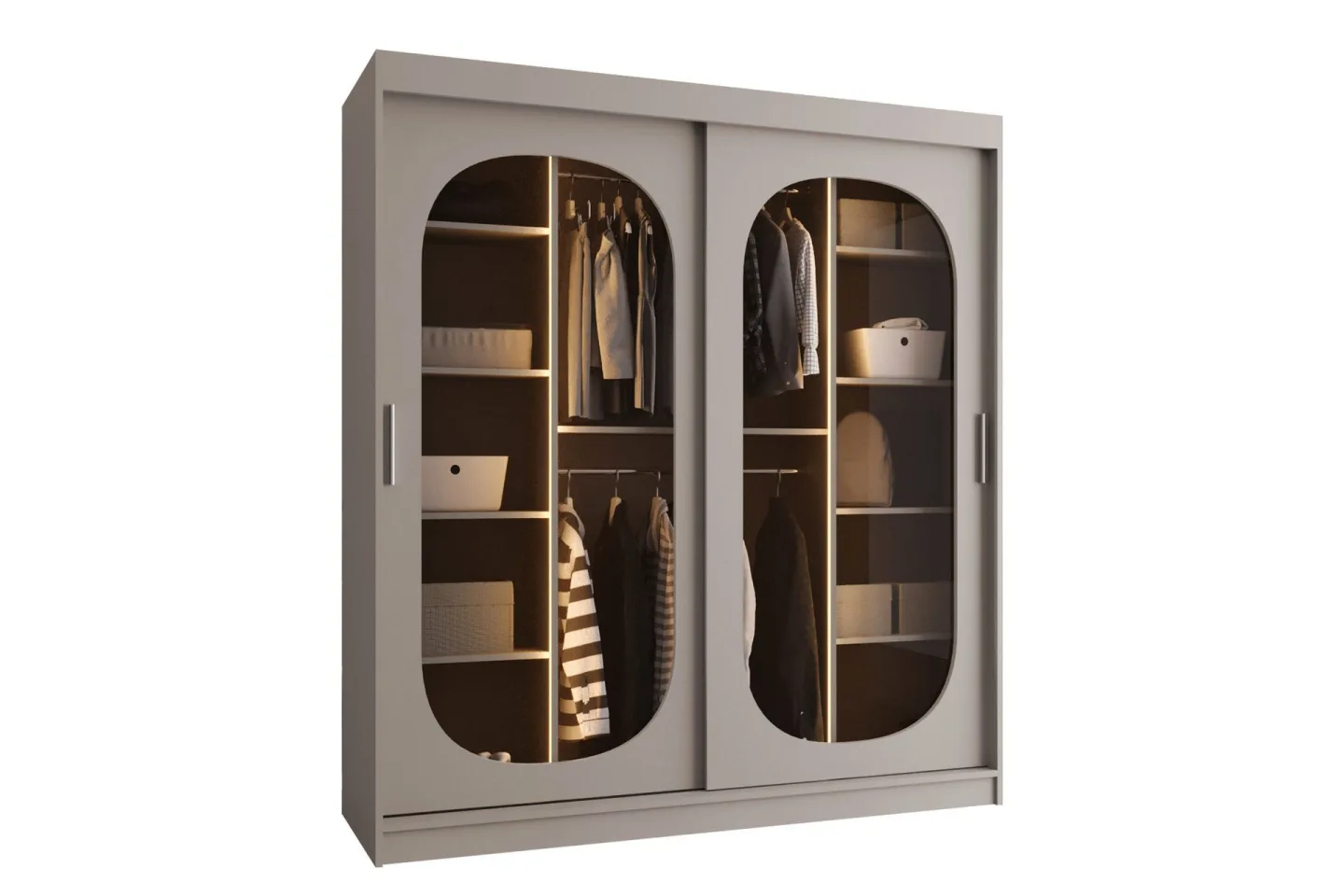 Allegra Garderob 180x200 cm - Beige