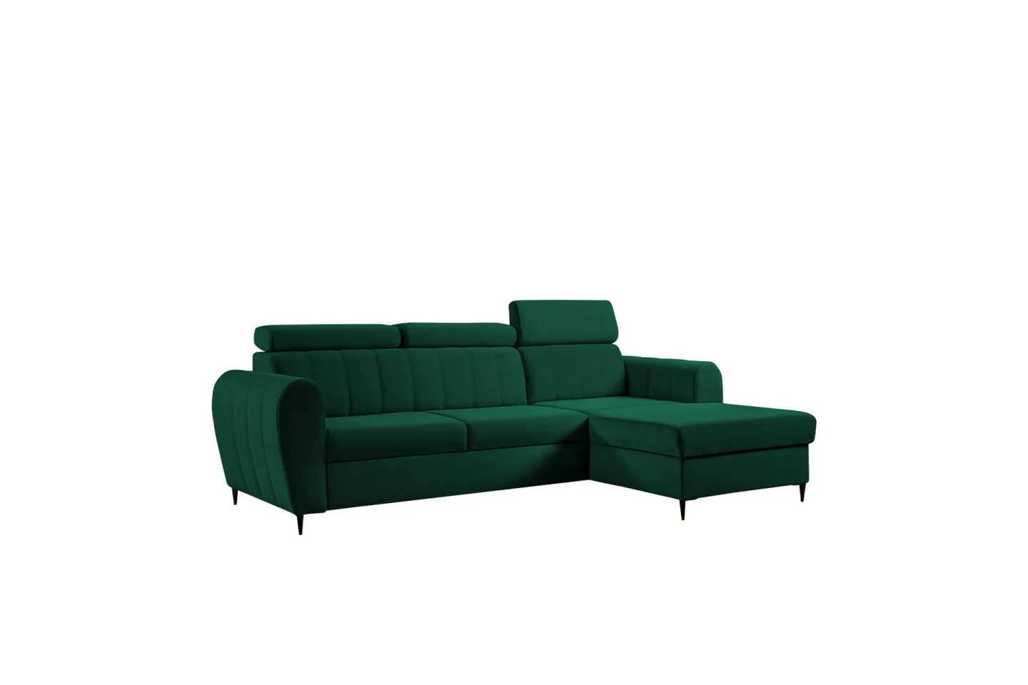 Hoffman Soffa med Divan 3-sits - Grön