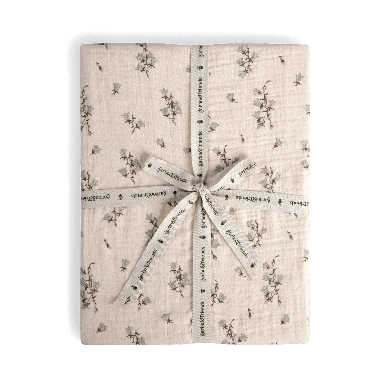 Garbo&Friends Bluebell Muslin Spannbettlaken 60x120x20 cm