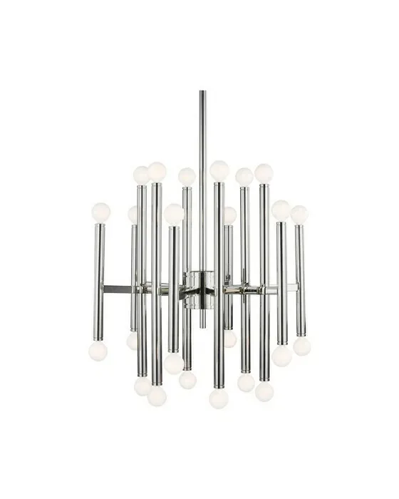 Beckham Modern Chandelier Nickel M