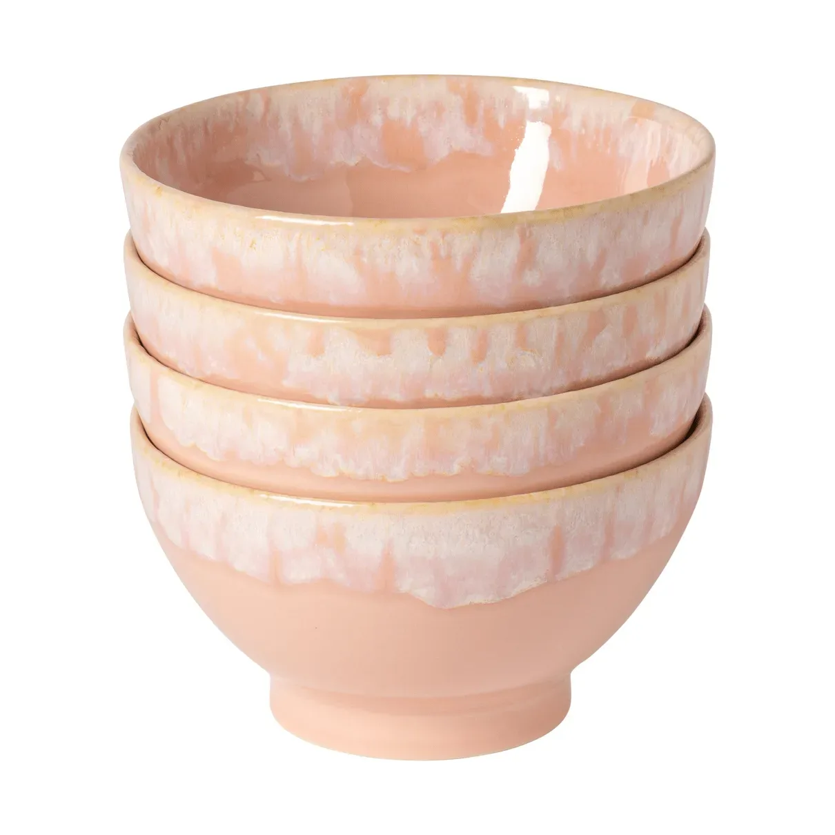Costa Nova Latte Schale Rosa, 55 cl, 4er-Pack