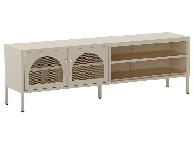 MARCKERIC TV-Möbel DIORA 160cm cremefarben
