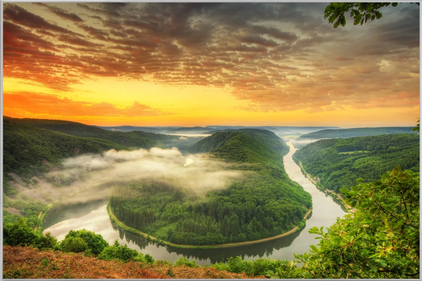 image LAND Bild mit Rahmen Saarschleife | Schubiger Möbel