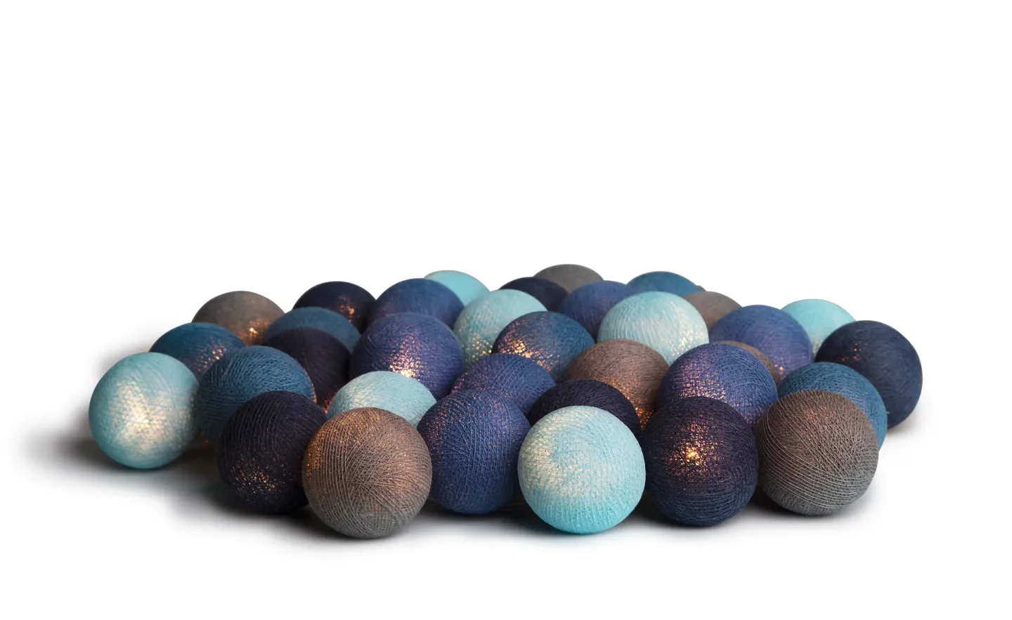 Irislights Ocean blue 35-ljus 390 cm Blå