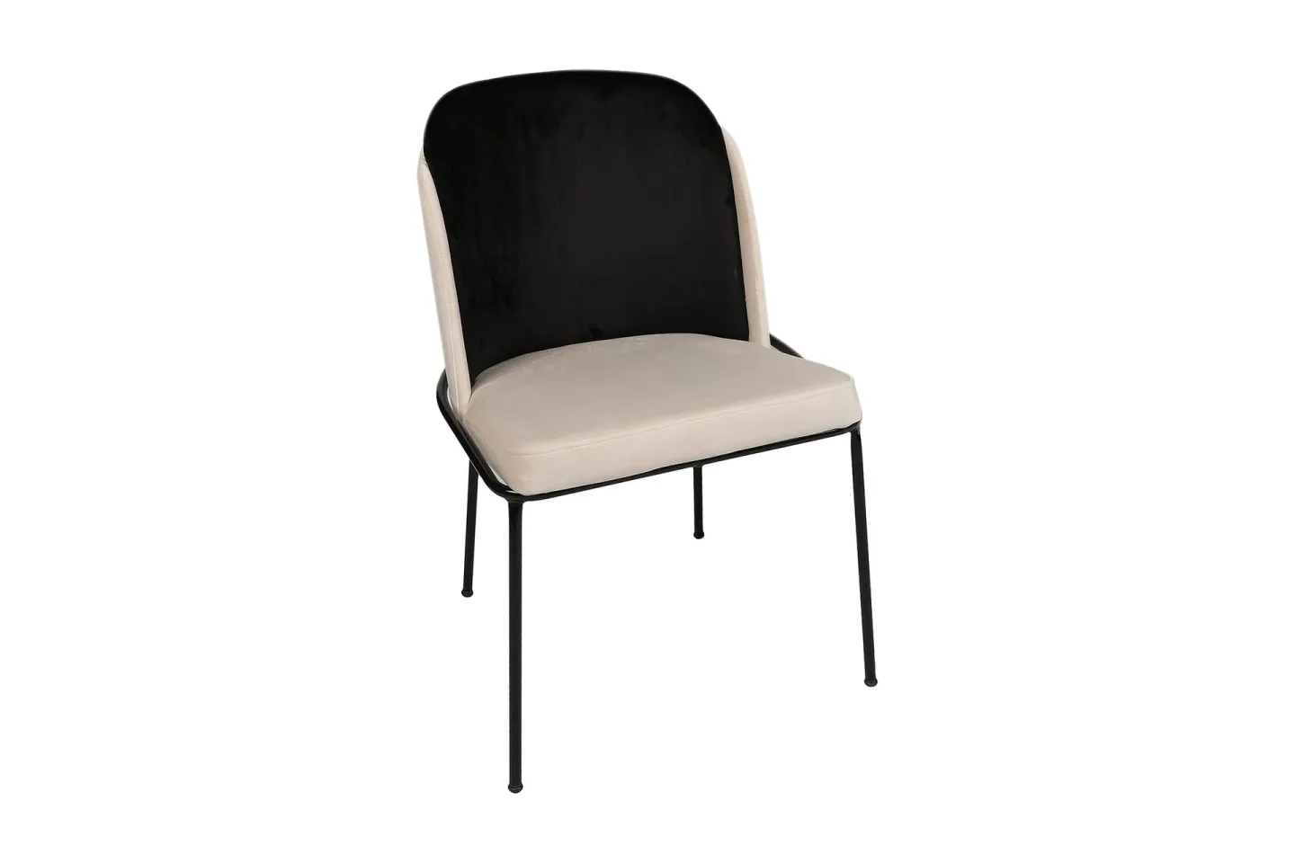 Dorellez Matstol - Svart/Beige