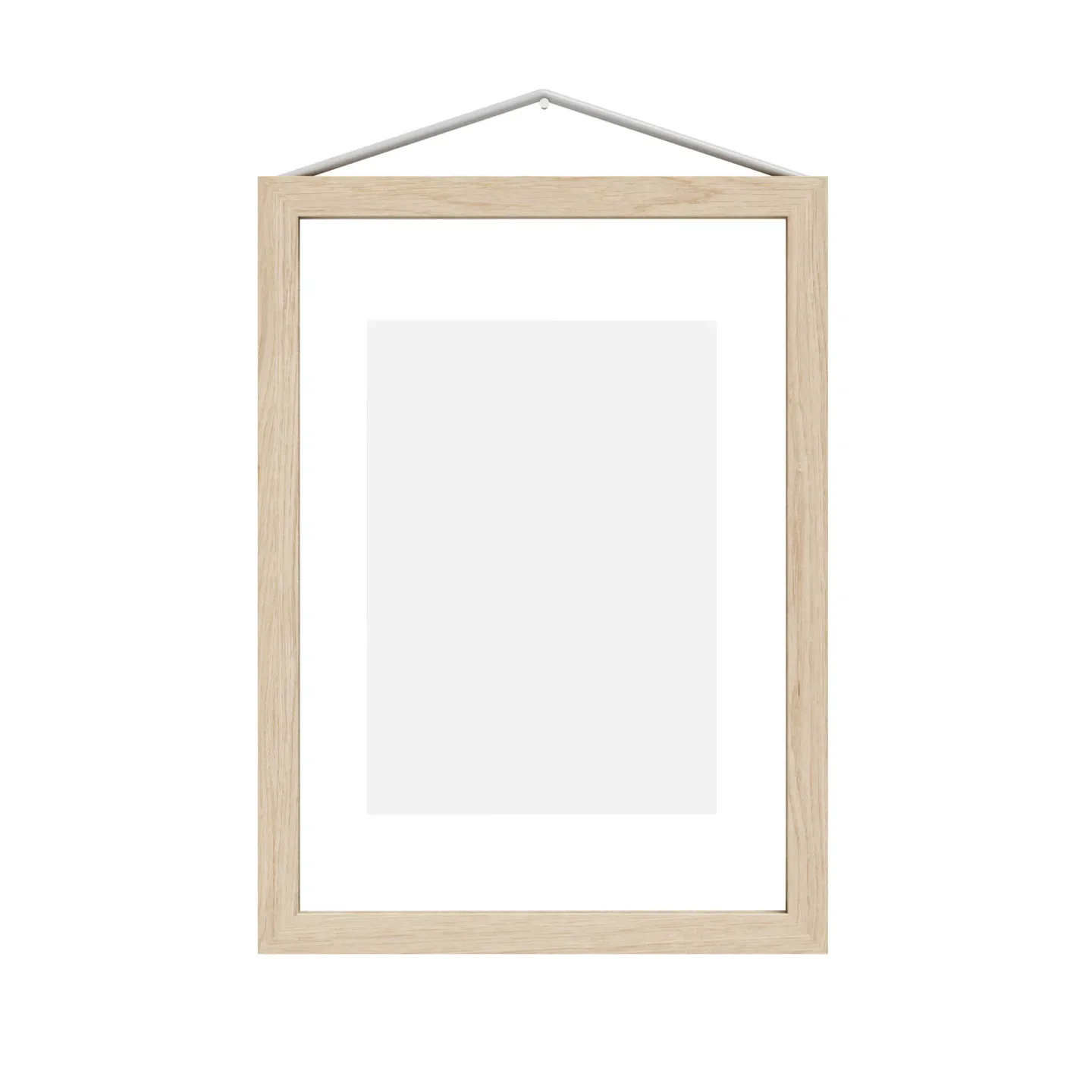MOEBE Moebe Rahmen aus Esche A5 16,8 x 23,2 cm Transparent, Wood, Black