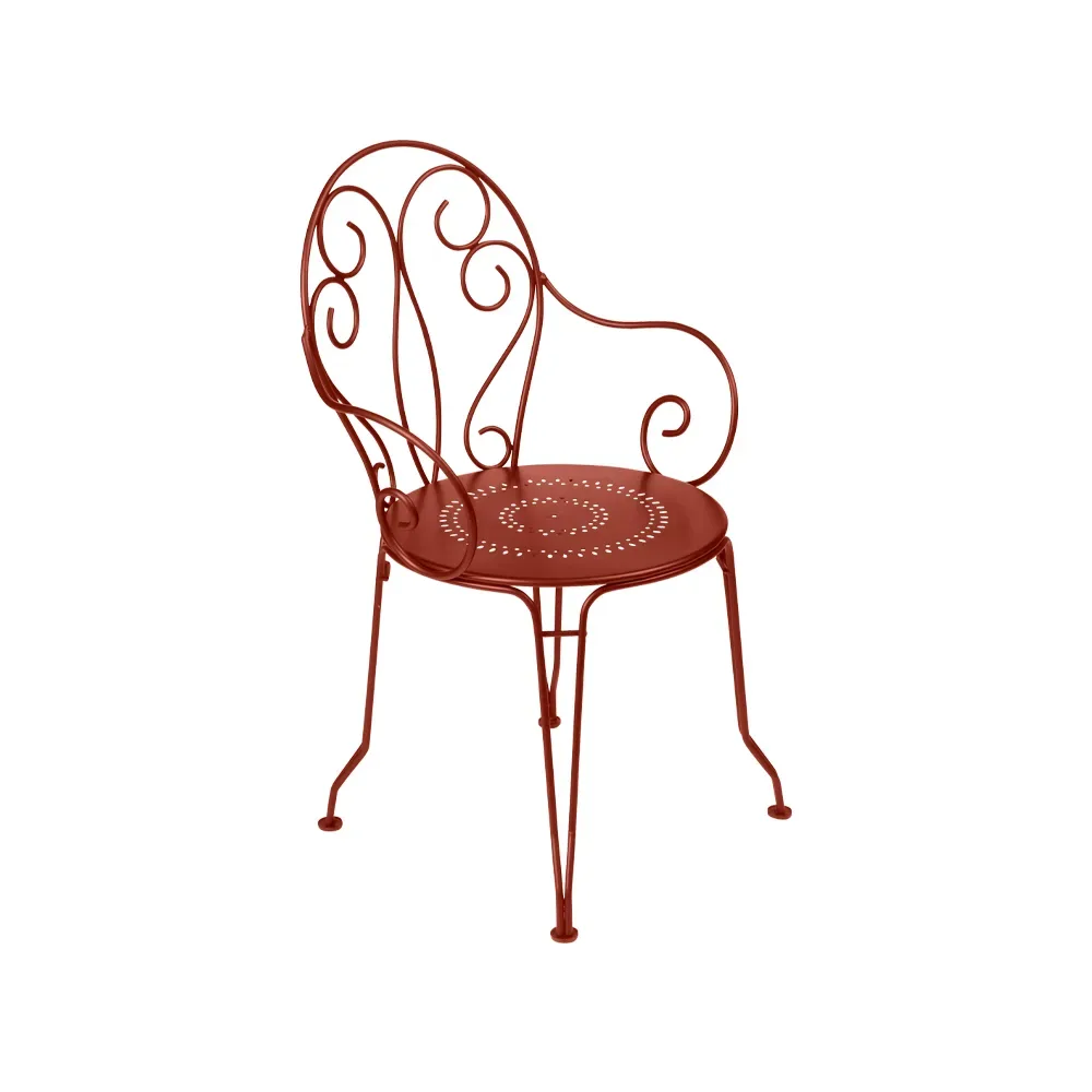 Fermob Montmartre karmstol Red ochre (röd)