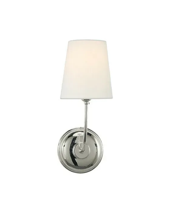 Vendome væglampe nickel