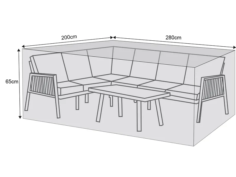 Schutzbezug für Gartensofa COVER Anthrazit