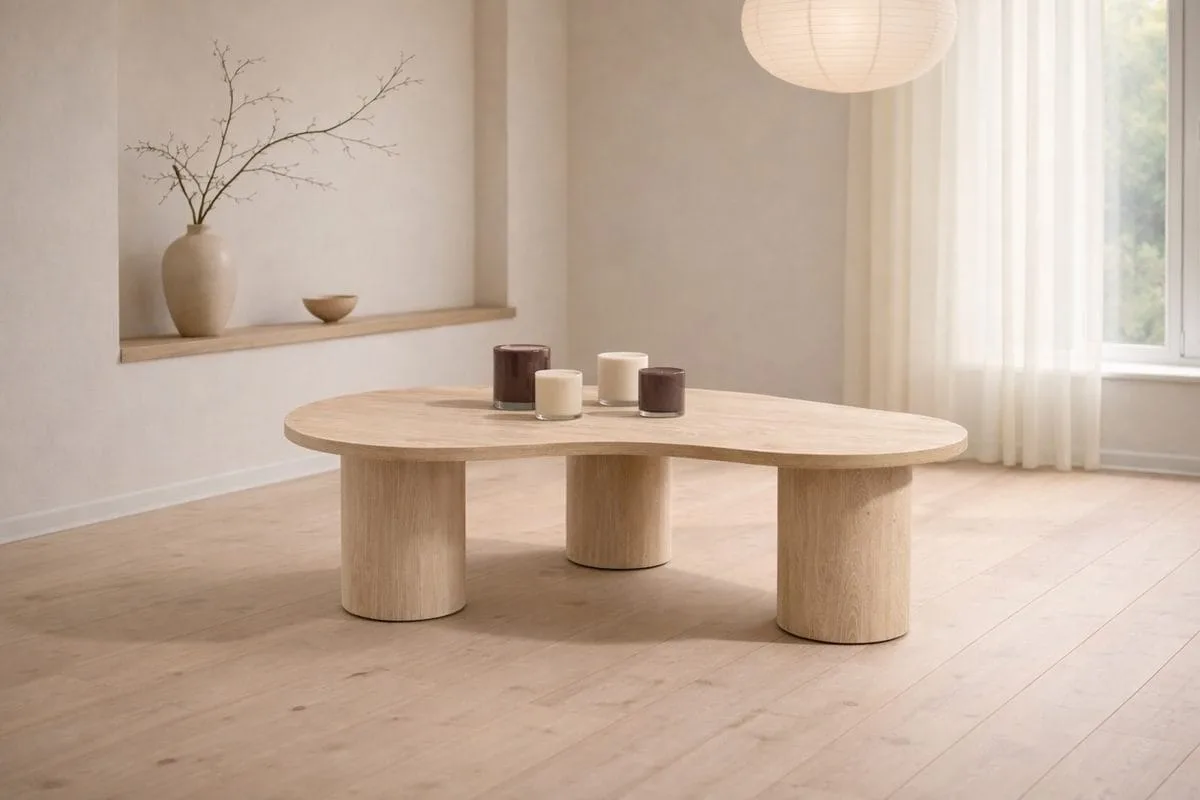 Soffbord Megg 130 cm - naturfärgad