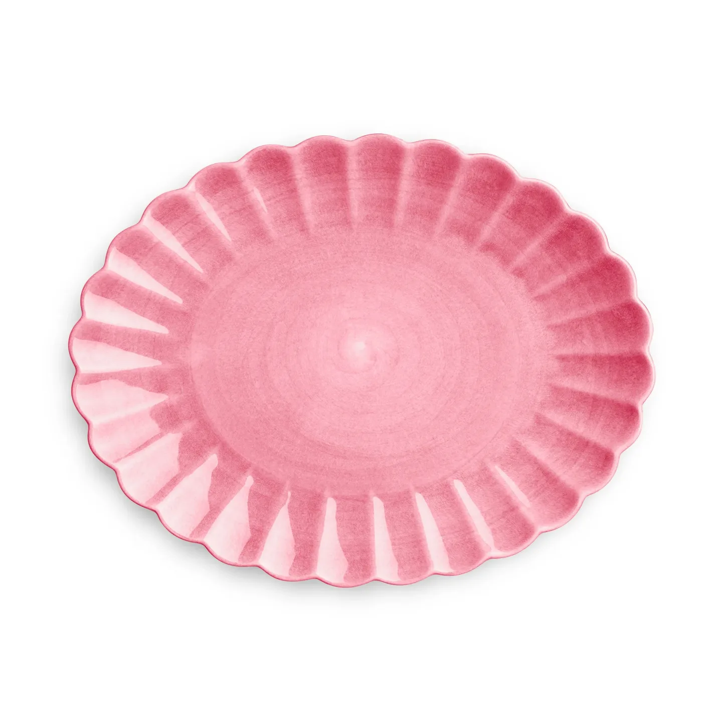 Mateus Oyster Teller 30 x 35cm Rosa
