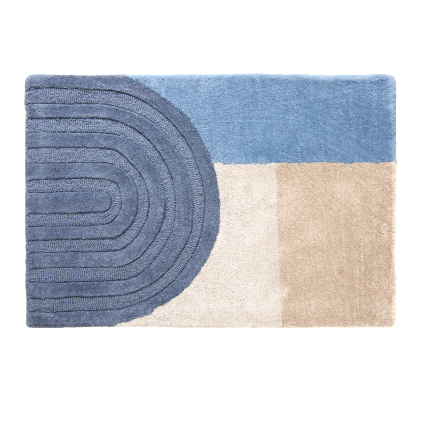 Dørmatte - Anila (blå/multi) (Størrelse: 60 x 90 cm)