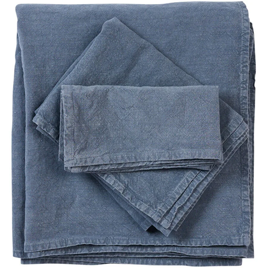 Lavie Servietten Erik indigo Leinen 45 x 45 cm