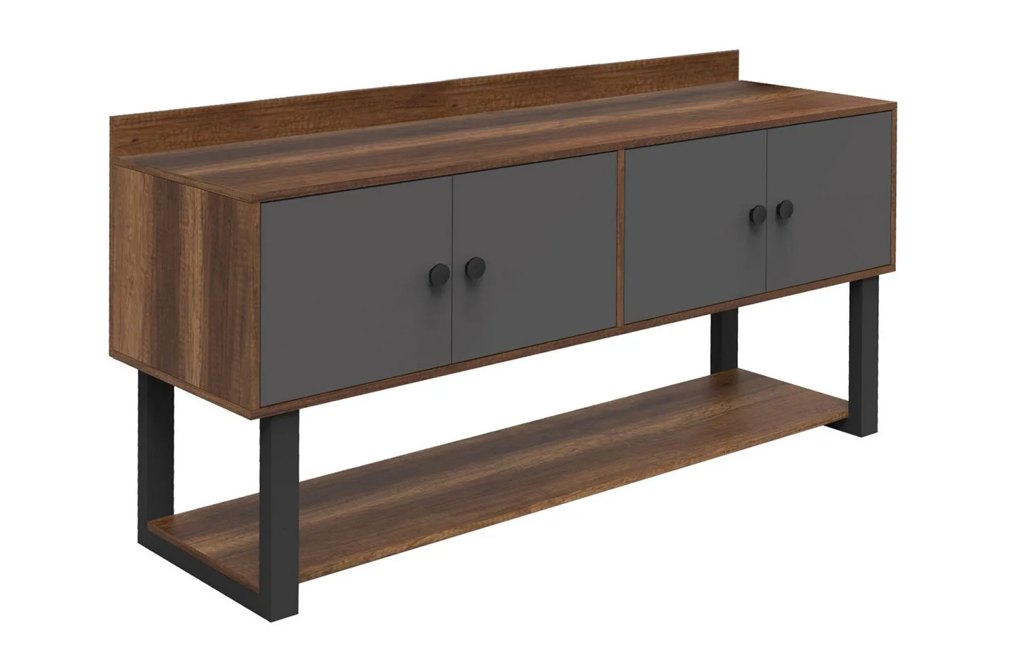 Numandro Avlastningsbord 180 cm - Teak/Antracit