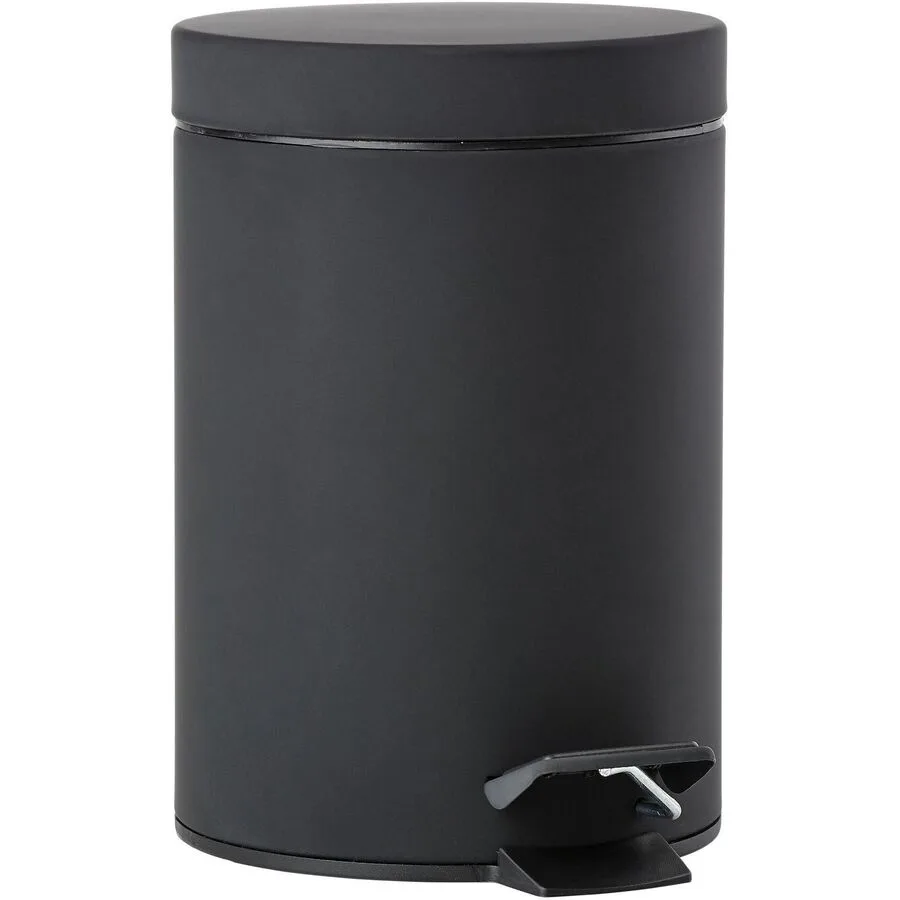 Treteimer Zone Denmark Schwarz Edelstahl 3 l