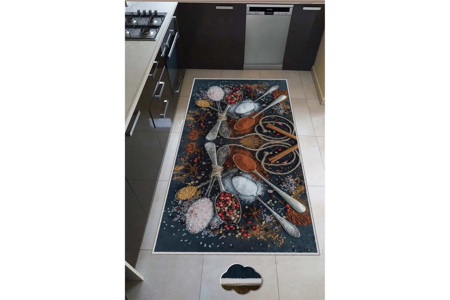 Nobuyasu Wiltonmatta 80x50 cm Rektangulär - Flerfärgad