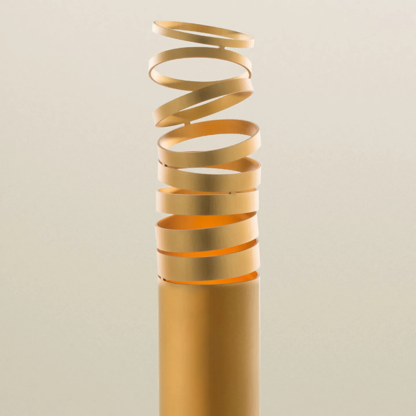 Decomposé Light F LED Stehleuchte Gold - Artemide - Wohnzimmer - Design - Metall