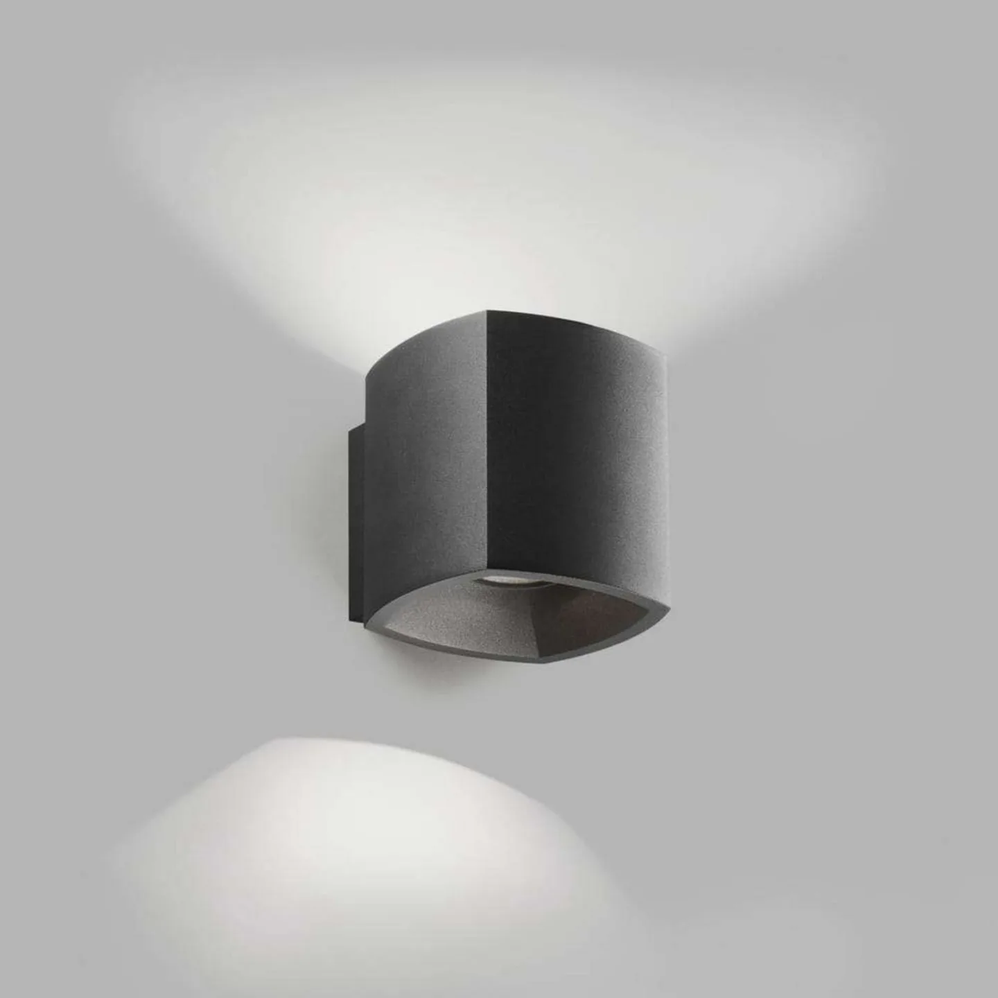 Mirage 1 Wandleuchte In/Out Black - LIGHT-POINT - Keller - Aluminium