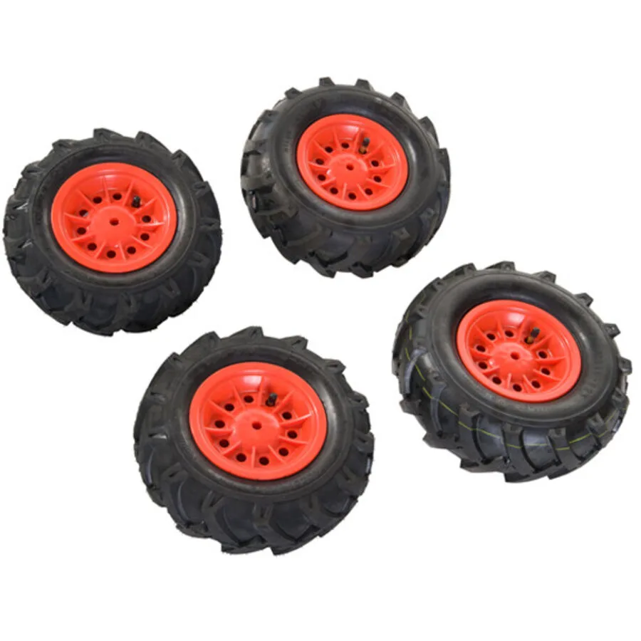 Luftreifen-Kit Rolly Toys 310x95/325x110 Schwarz Kunststoff - Farbe: Schwarz/Rot