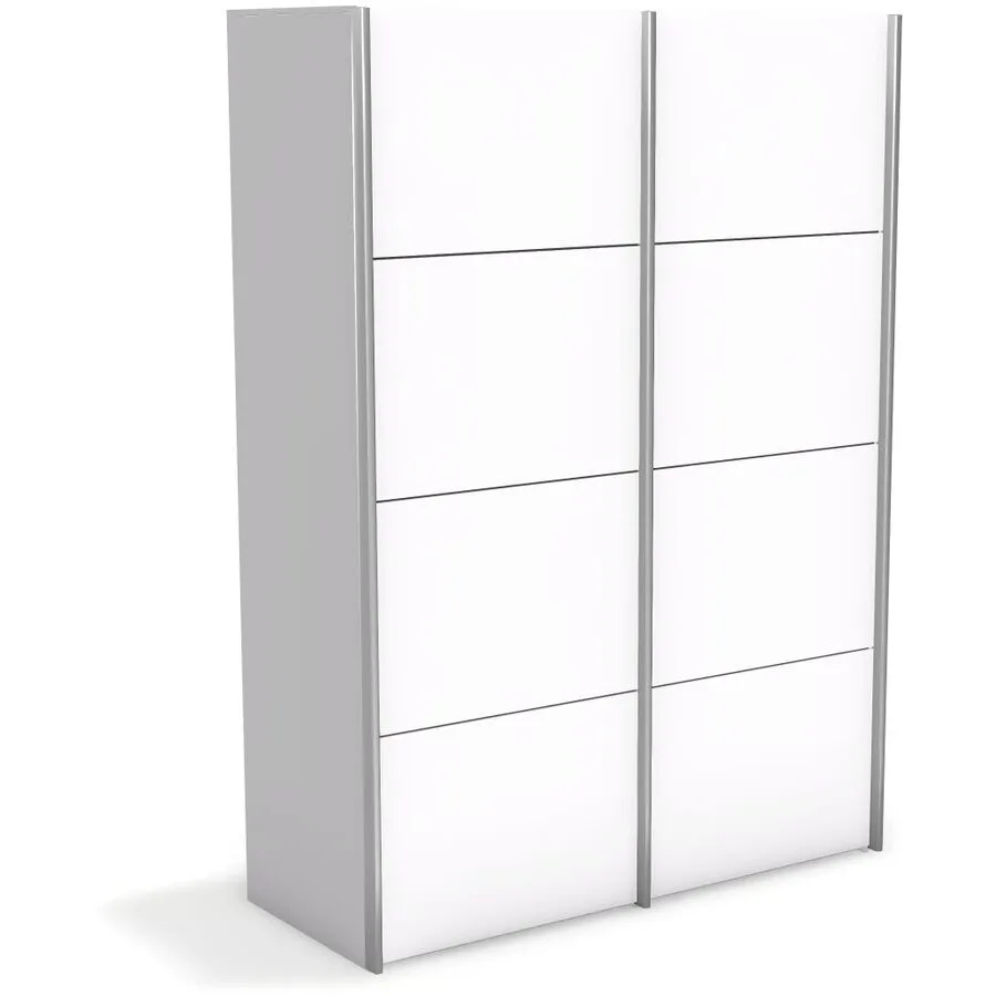 Kleiderschrank Window weiss Holzwerkstoff B 148 cm - Möbel Konfigurator: Traummöbel individuell zusammenstellen