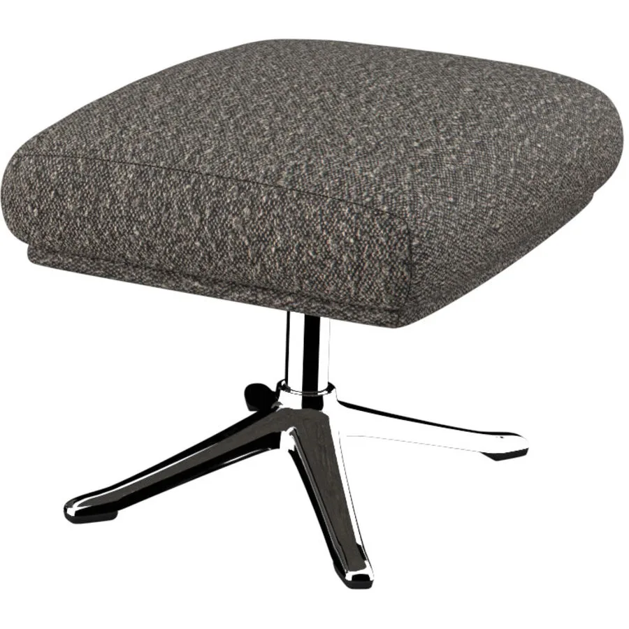 Hocker Halani nougat Stoff B 41 T 54 H 41 cm