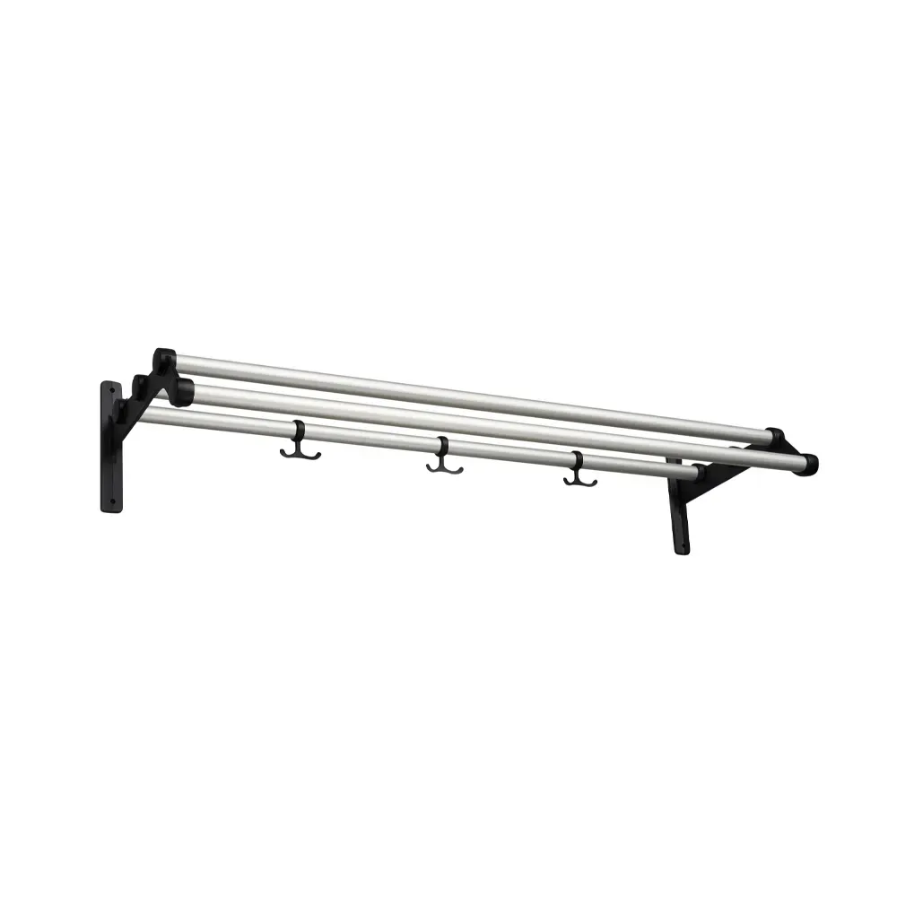 Essem Design Nostalgi 291 hatthylla aluminium, svart stativ