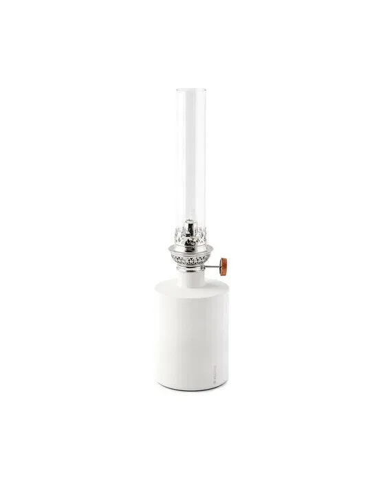 Patina Oil Lamp White