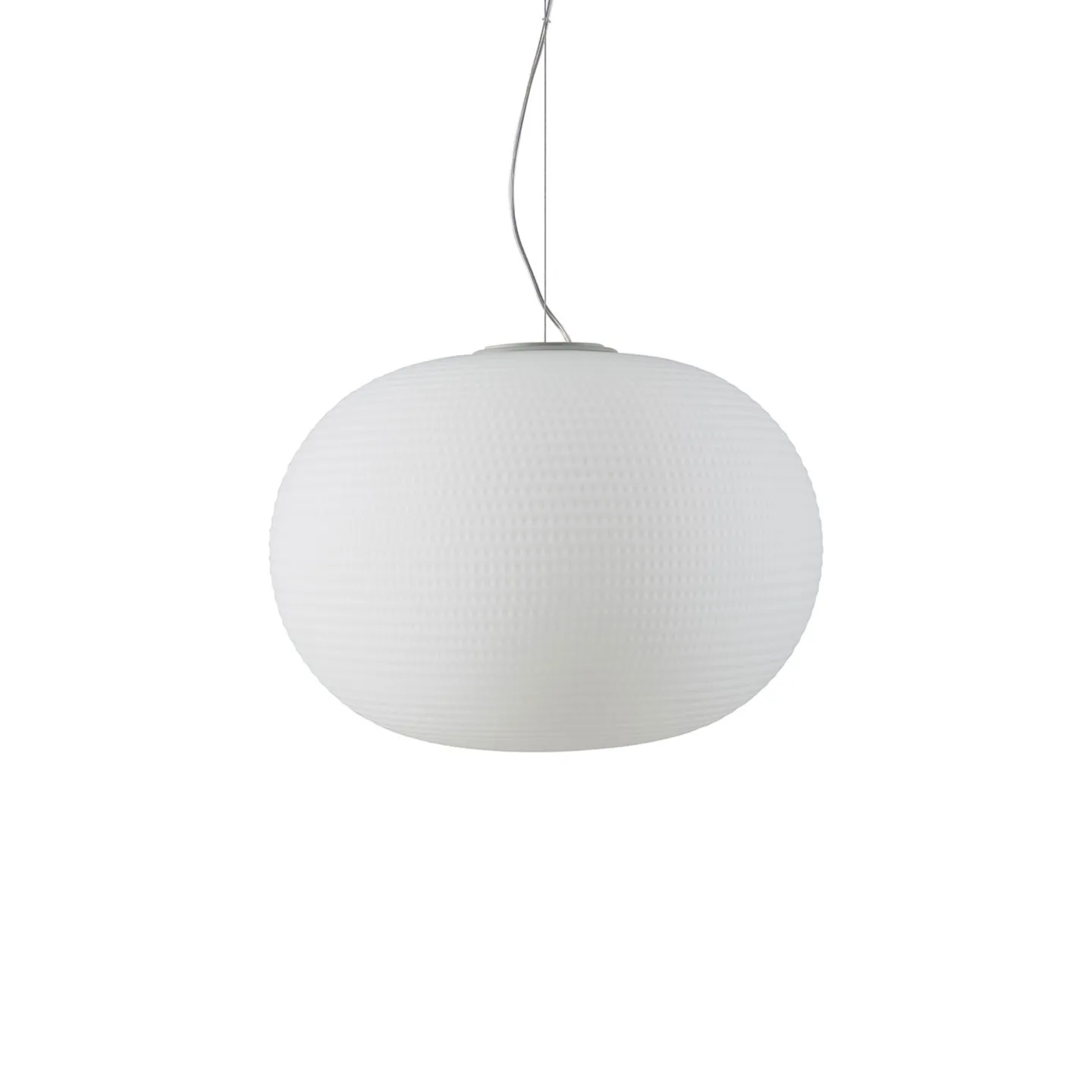 FontanaArte - Bianca - Taklampa, Ø 50 cm - Pendellampor - Matti Klenell - Vit