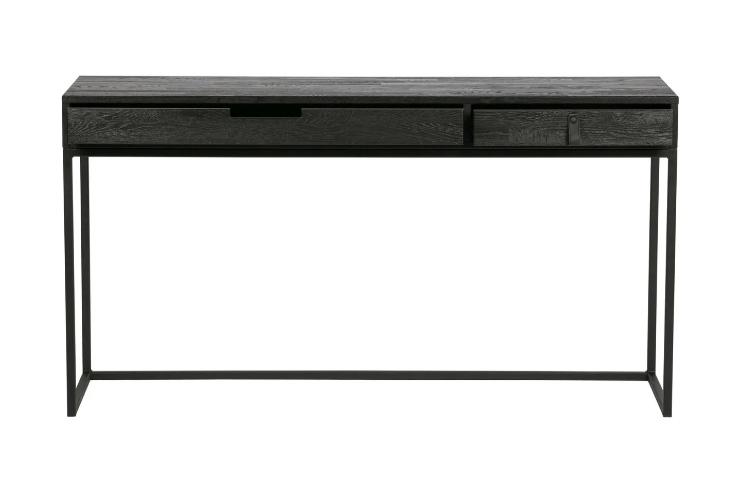 Atila Skrivbord 140 cm med Förvaring Lådor - Ek/Svart