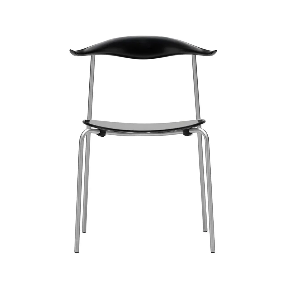 Carl Hansen & Søn CH88T stol Svartlackad bok-rostfritt stål