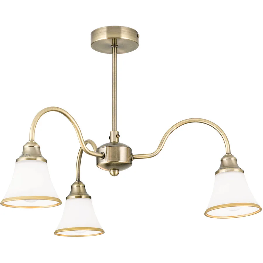 Deckenlampe Maja Stahl 56 cm 38 cm - Farbe: Patina