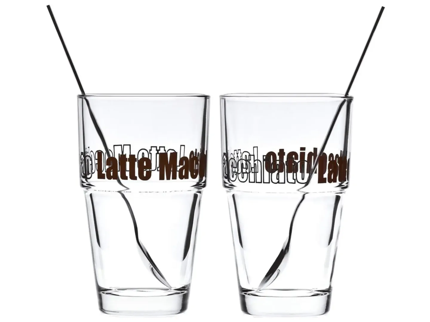 Alltron Kaffeeglas Latte Macchiato-Glas 3.7 Dl, 2 Stück, Transparent Transparent | Schubiger Möbel
