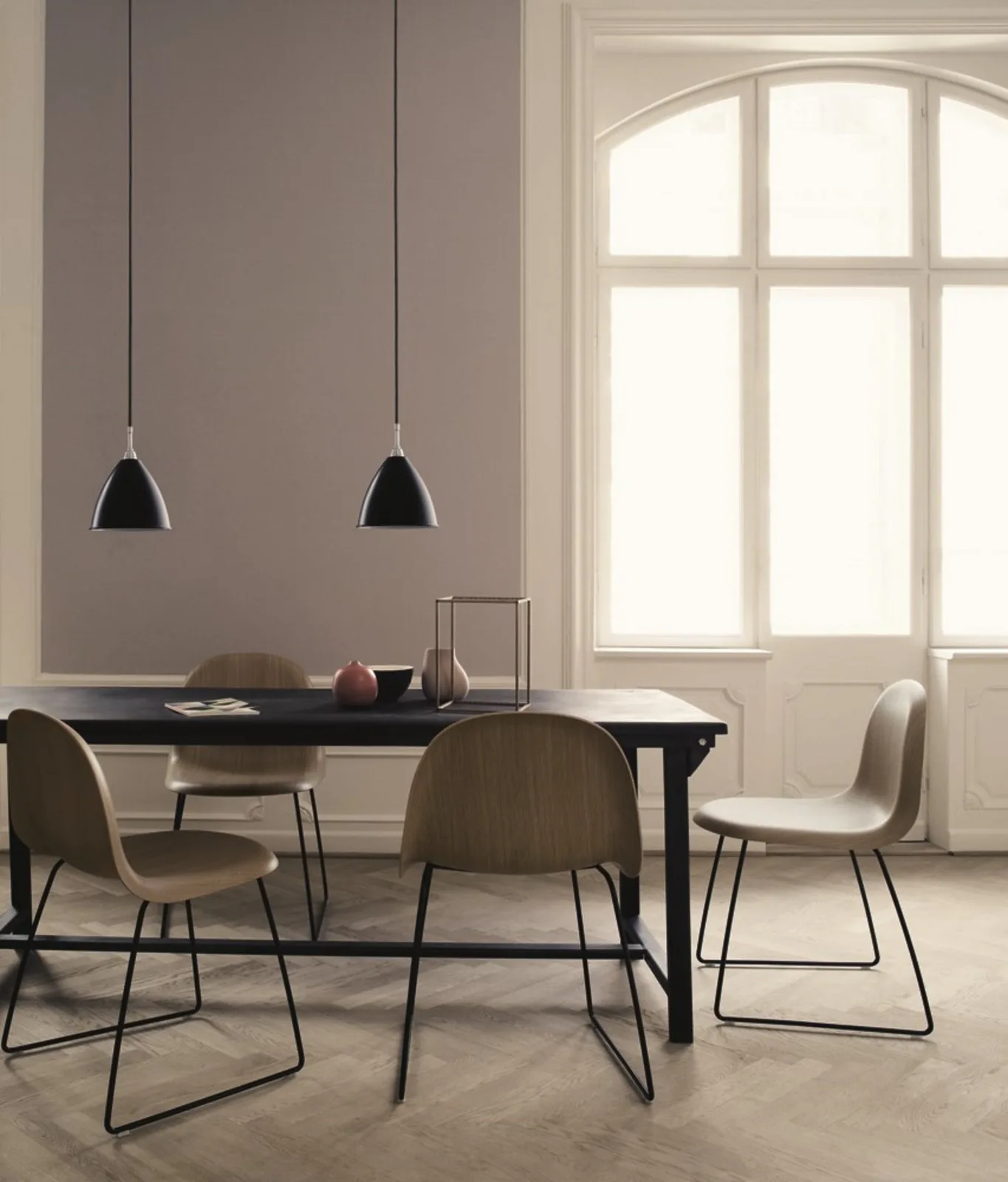 Bestlite BL9 Pendelleuchte Ø16 Messing/Matt Weiß - GUBI - Wohnzimmer - Metall