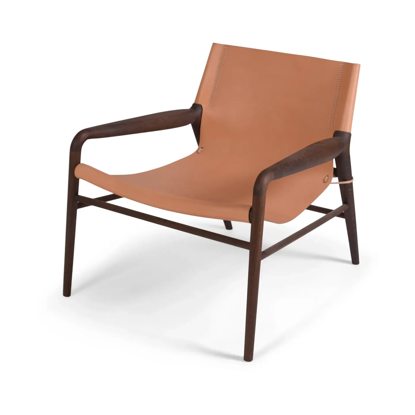 OX Denmarq Rama Chair fåtölj rökt ek Natur