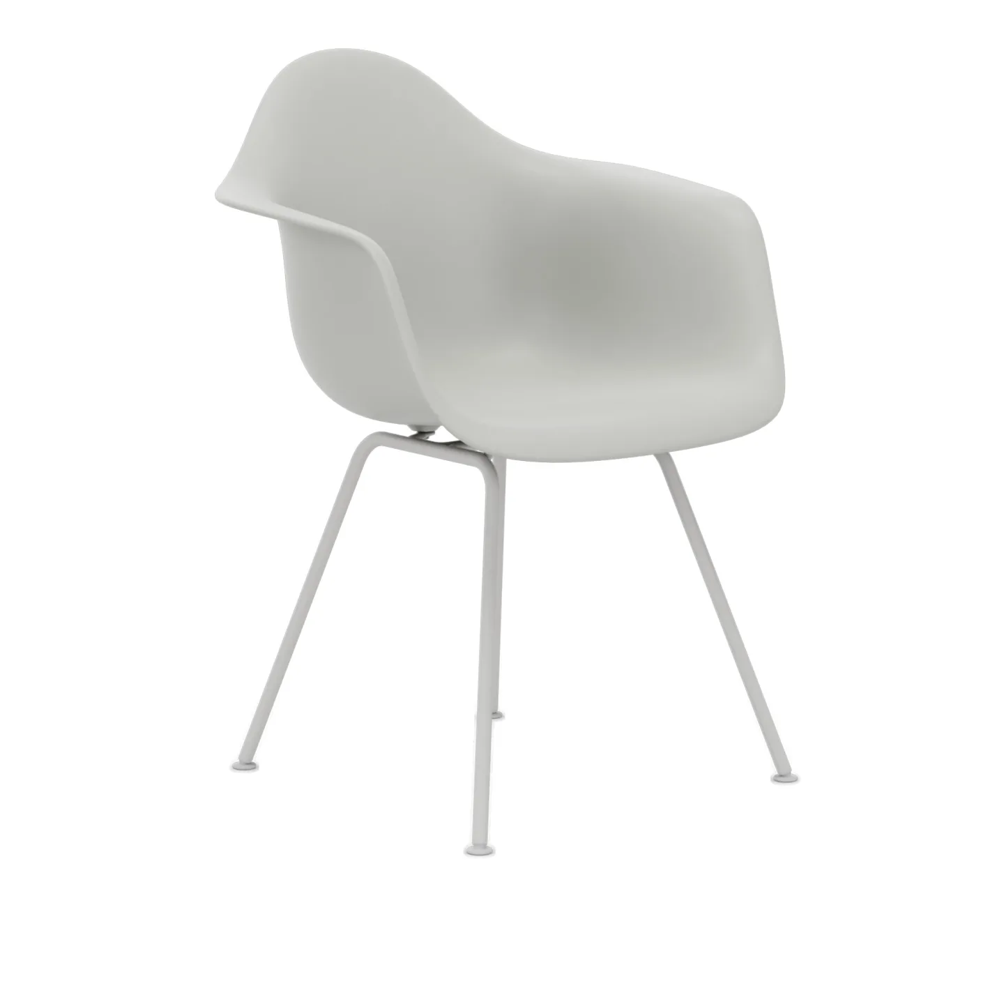Vitra - Eames Plastic Armchair DAX - 34 Mustard - Chrome Base - Matstolar - Charles & Ray Eames - Gul - Metall/Plast