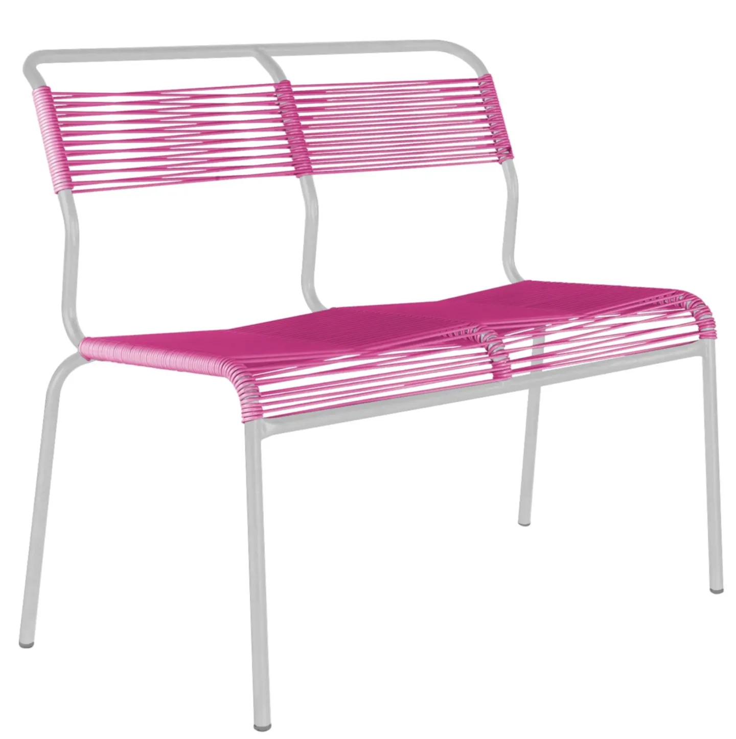 Schaffner Spaghetti-2er-Bank Säntis Rosa | Schubiger Möbel