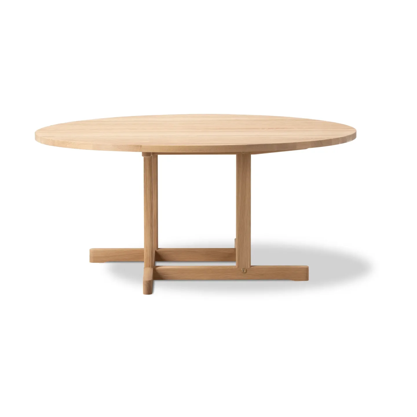 Fredericia Furniture BM80 Mogensen Coffee Table Couchtisch Ø120 cm Hell geölte Eiche