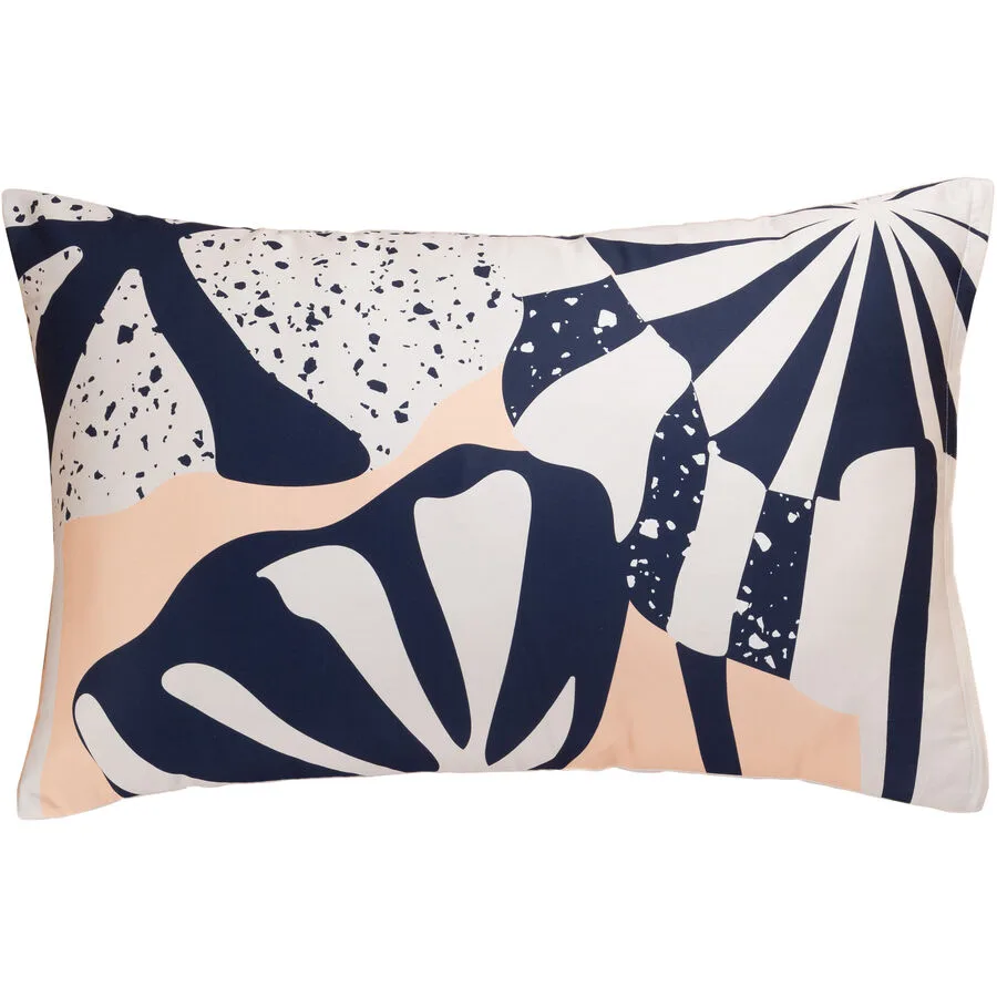 Esprit Kissenbezug Amara bunt Blumenmuster Baumwolle B 65 T 65 cm - Material: Baumwolle Satin