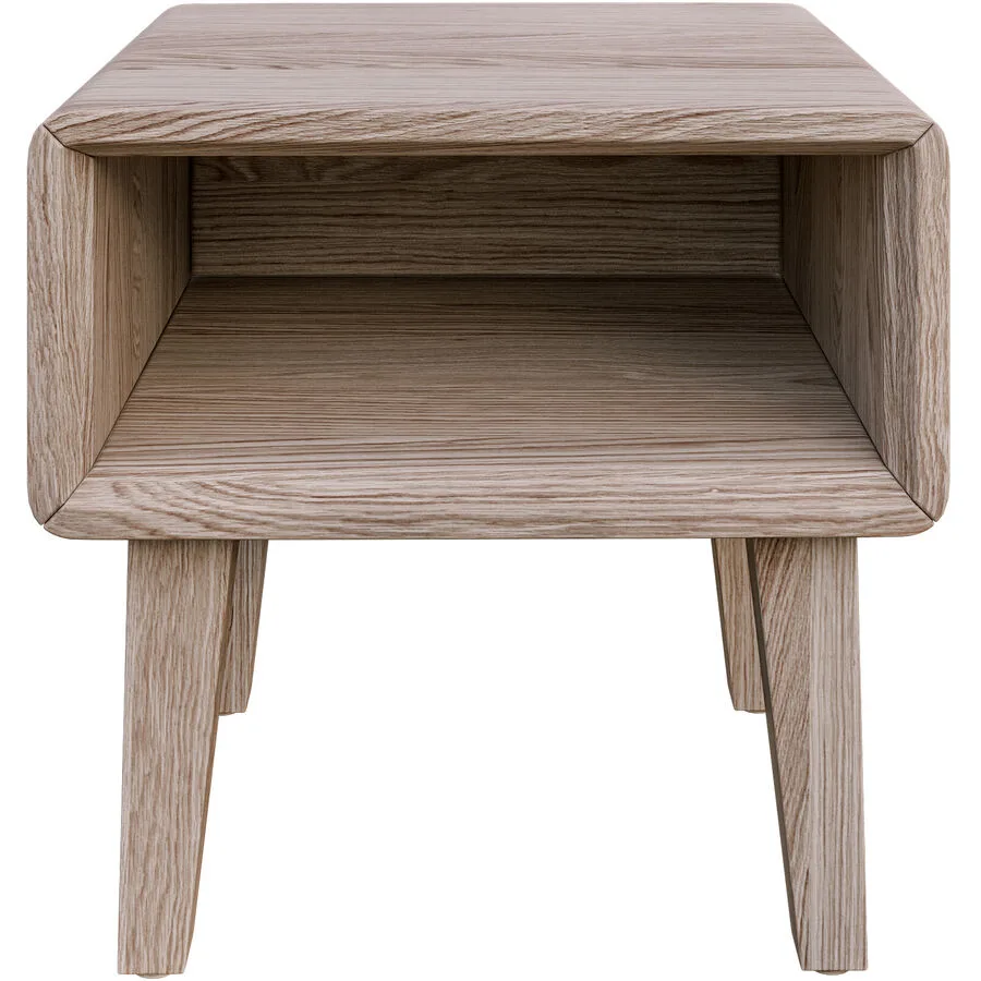 Nachttisch Lund Braun Holz 40 cm - Farbe: eiche hell