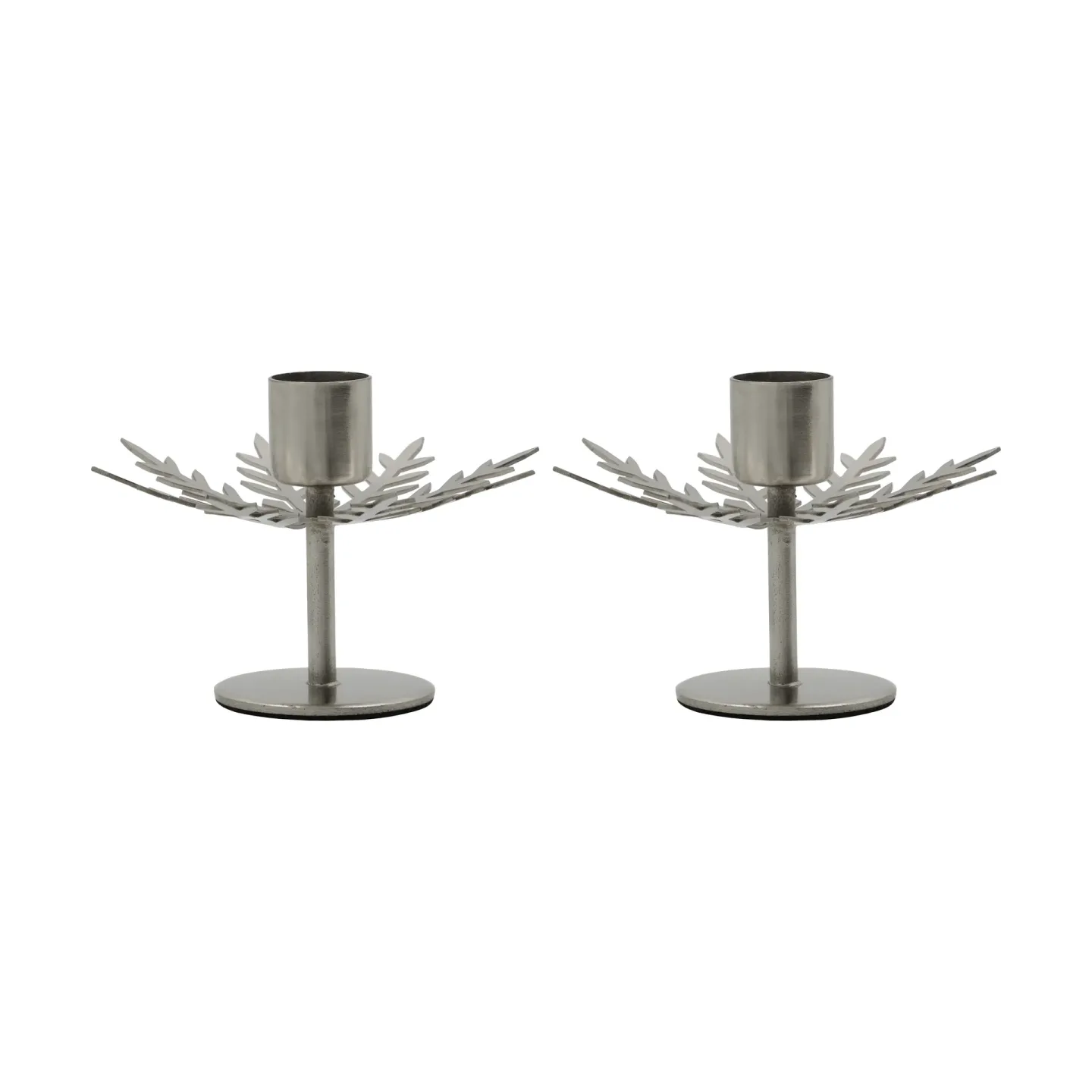 House Doctor Snowflake ljusstake 2-pack Silver finish