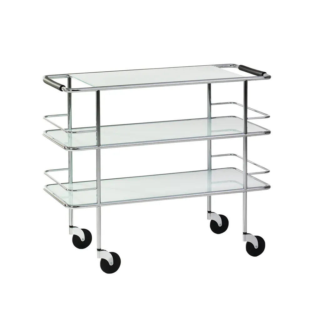 Lammhults Cargo serveringsvagn Frostat glas-krom