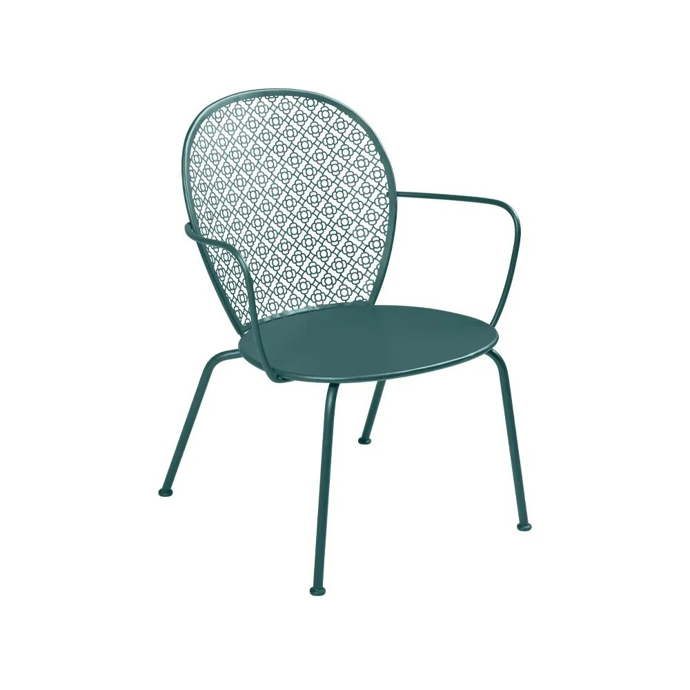 Fermob Lorette karmstol låg Storm grey (grå)