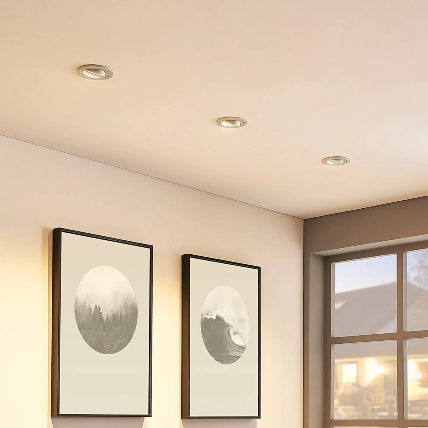 Enne Round Einbauspots White - Arcchio Sophia - Wohnzimmer - Modern - Metall - Einflammig